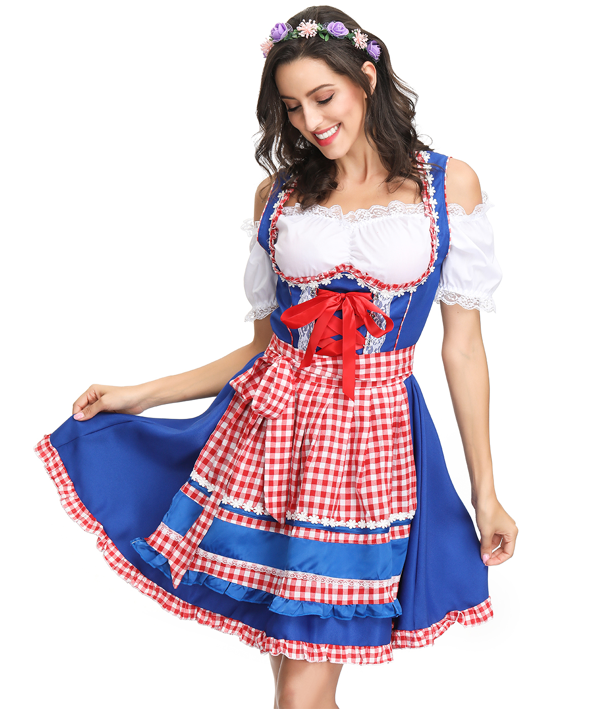 F1910-2 oktoberfest maid costume